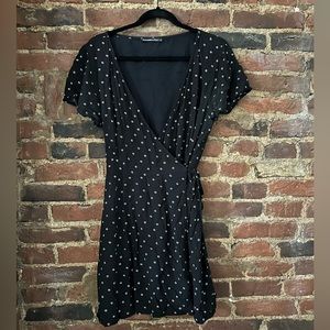 ABERCROMBIE PRINTED WRAP DRESS